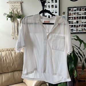 Everlane white cotton shirt